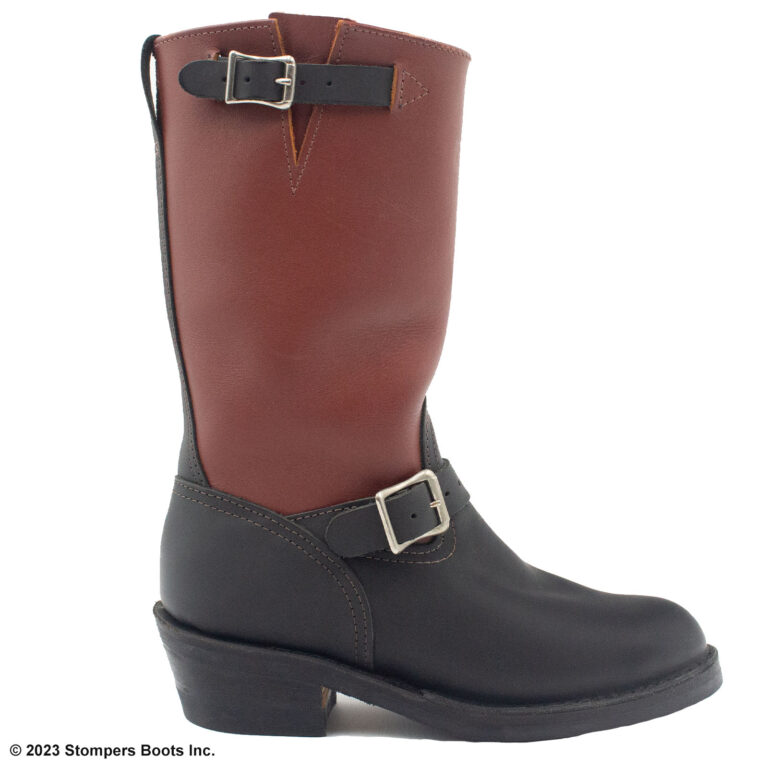 Wesco Women's Brown And Black Boots 10 C Lateral Right