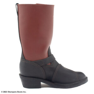 Wesco Women's Brown And Black Boots 10 C Medial Left