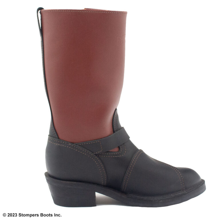 Wesco Women's Brown And Black Boots 10 C Medial Left