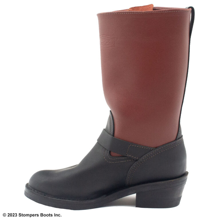 Wesco Women's Brown And Black Boots 10 C Medial Right