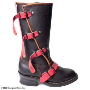 Black Athena 11 Inch Women's Buckskin Lined Boots 6.5 C Lateral Right