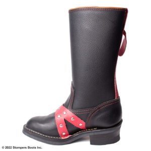 Black Athena 11 Inch Women's Buckskin Lined Boots 6.5 C Medial Right