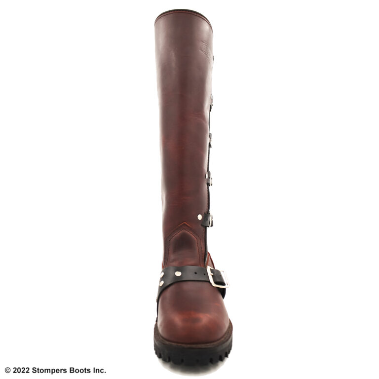 Wesco 16 Inch Athena Boot Burgundy Black Women's 5.5 EE Toe