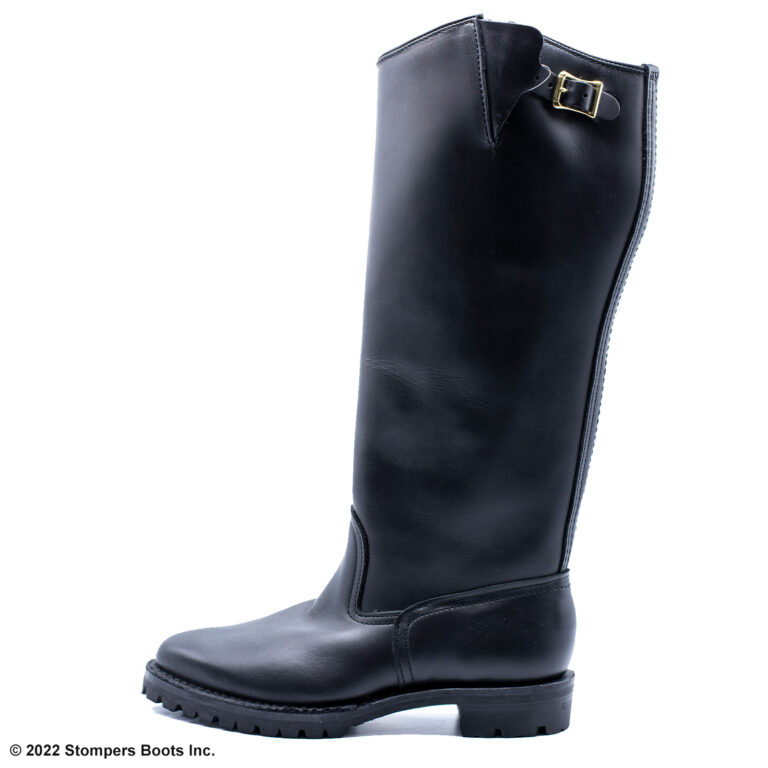 Wesco Motor Patrol 17 Inch Leather Lined Black 10 D Lateral Left