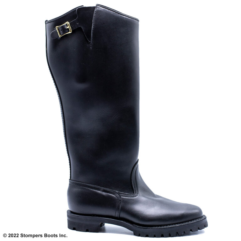Wesco Motor Patrol 17 Inch Leather Lined Black 10 D Lateral Right