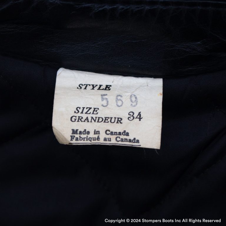97300170 Valdor Sportswear Mens Black Leather Biker Jacket Tag 1