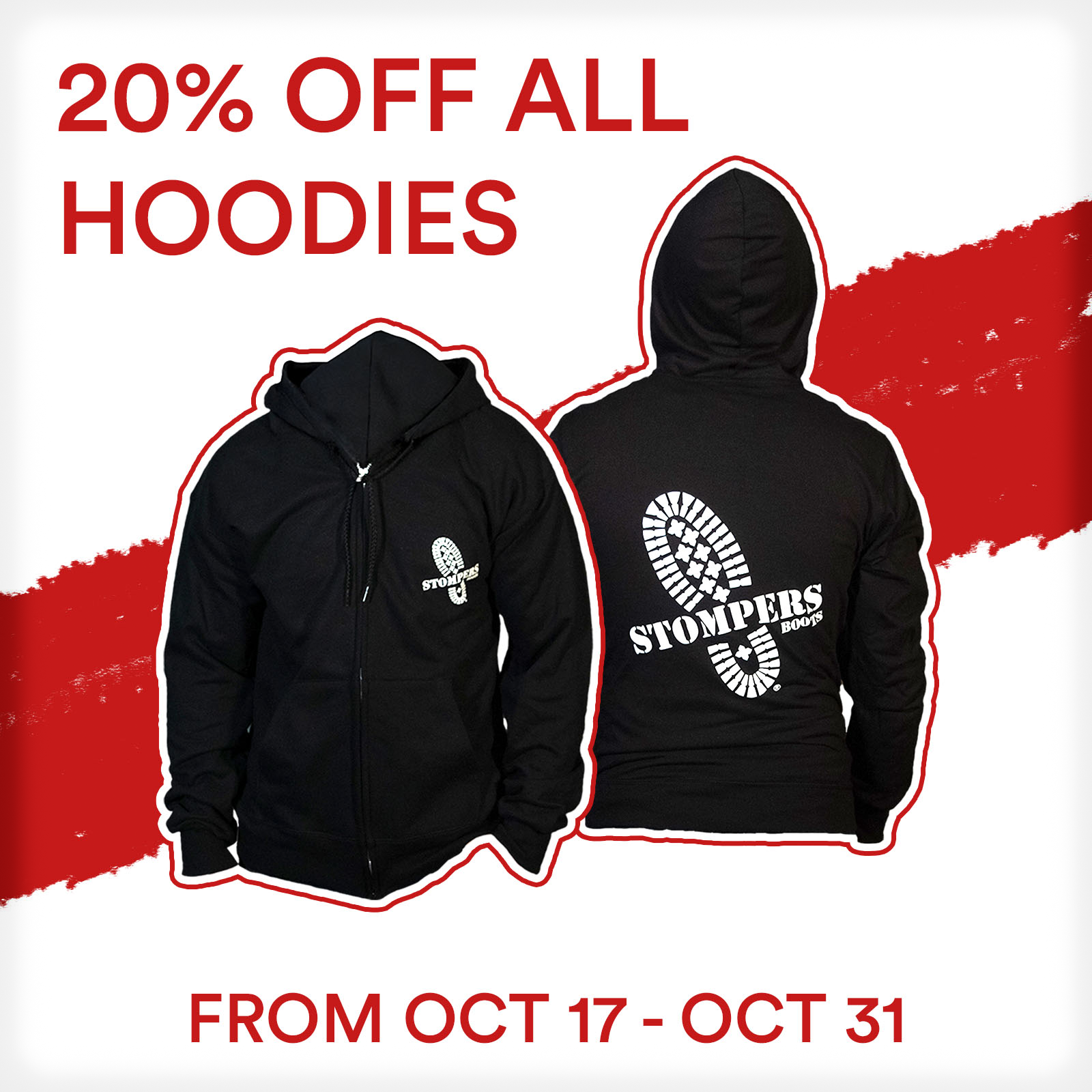 20 off Hoodie Graphic Vignette