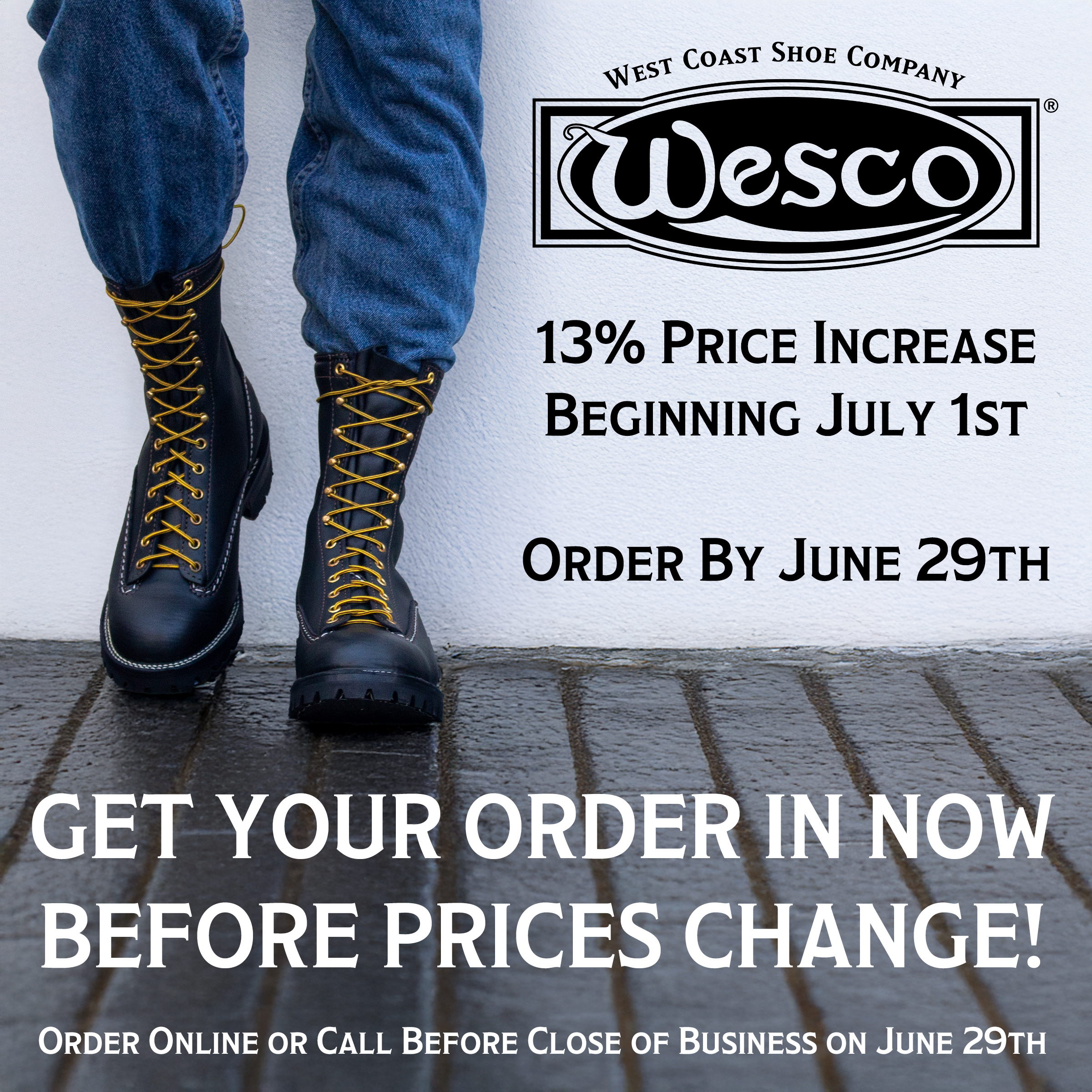 SB Wesco Price Increase