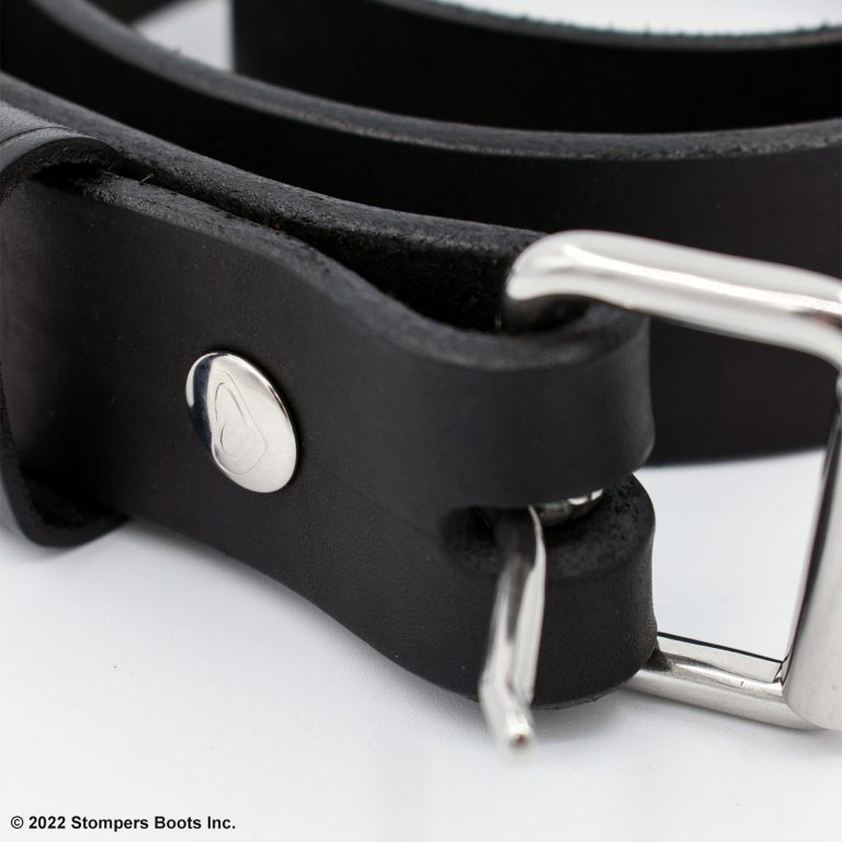 1.5 Inch Latigo Belt Black Detail