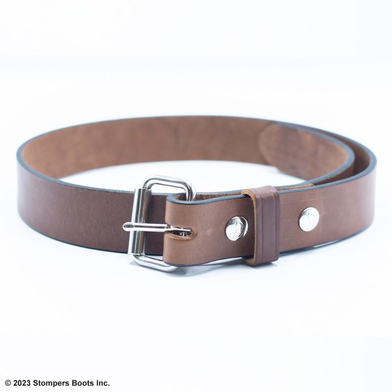 Belt 1.5 Inch Rich Brown English Leather