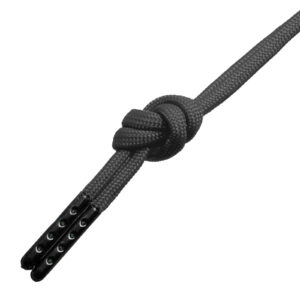 Paracord Lace Pair Gray Aglet