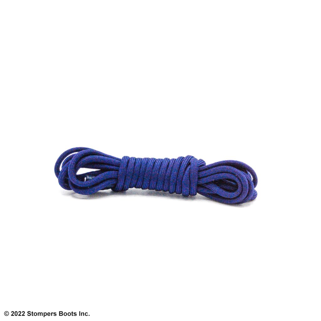 Paracord Lace Pair Navy Blue - Stompers Boots