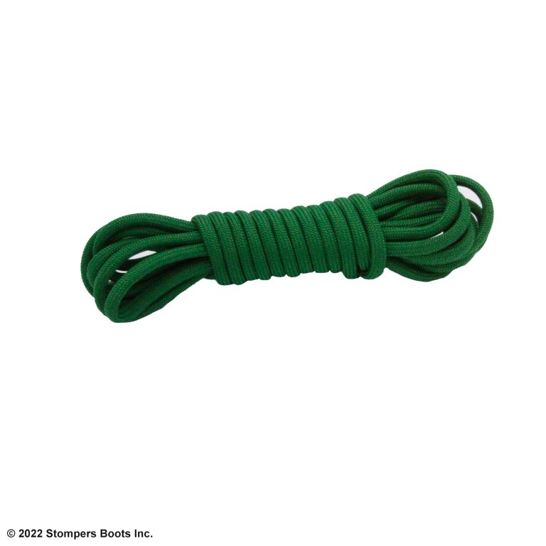 Paracord Lace Pair Kelly Green