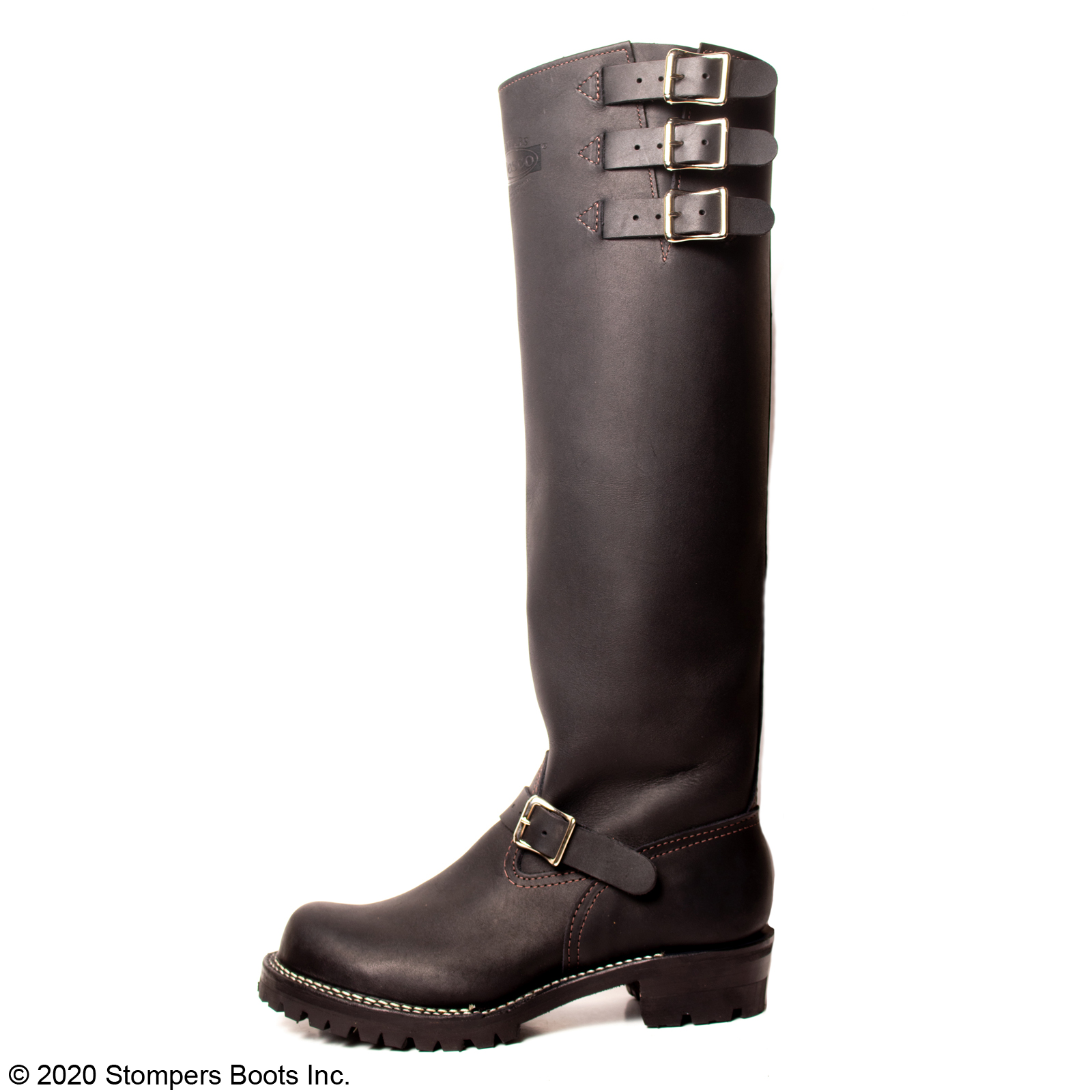 Wesco Boss 20 Inch Black 3-Top Straps | Stompers Boots