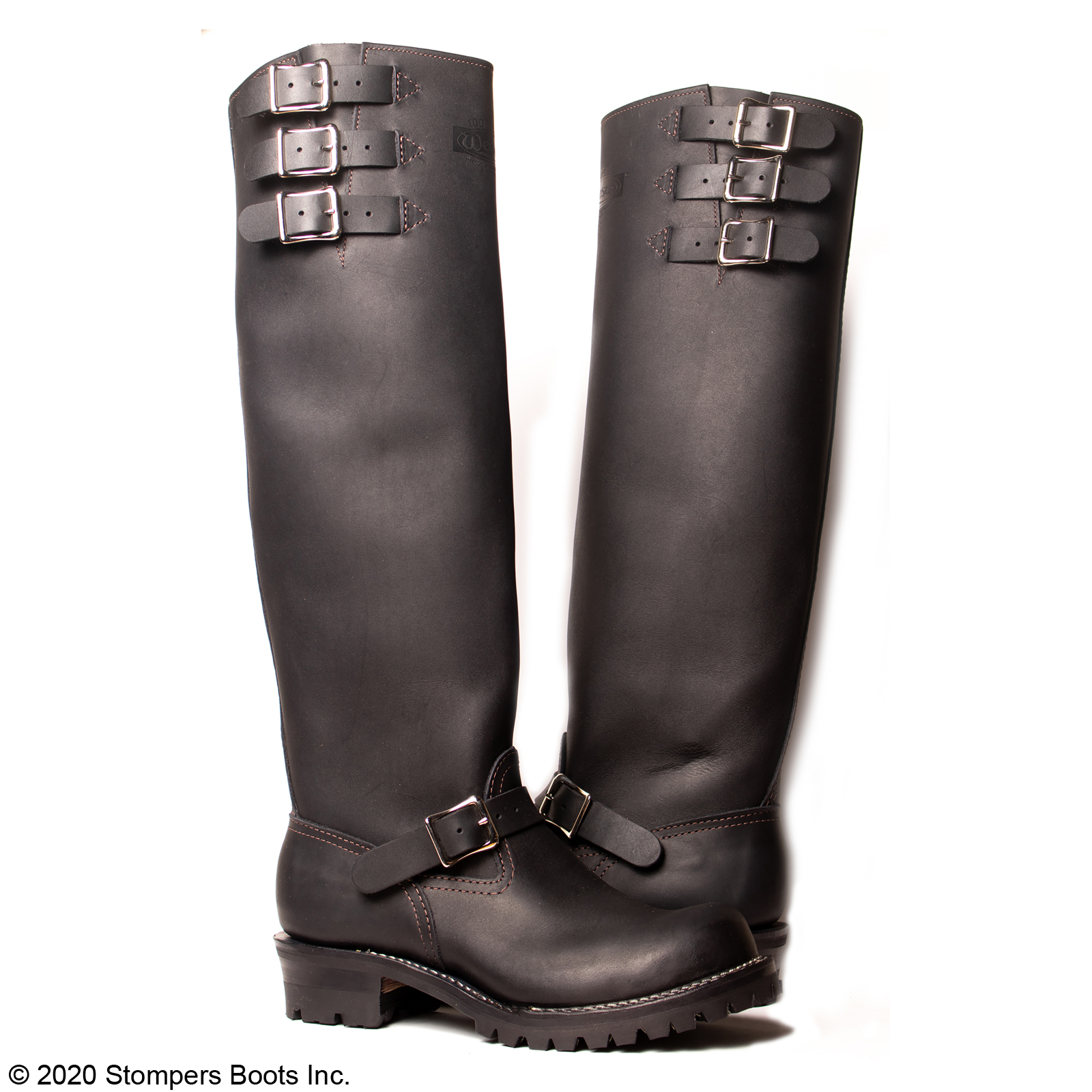 Wesco Boss 20 Inch Black 3-Top Straps - Stompers Boots