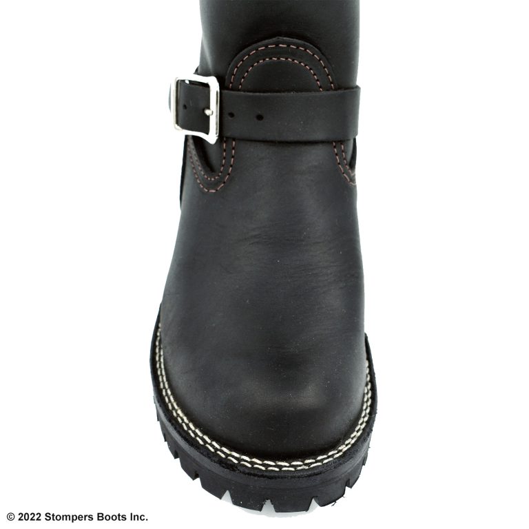 Wesco Boss 16 Inch Black Leather Lined Top Toe