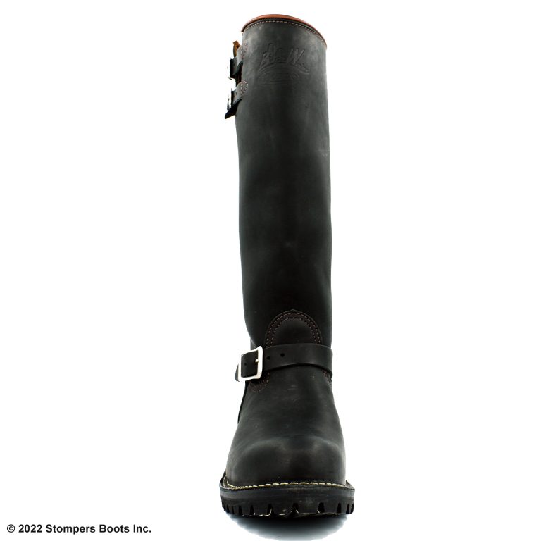 Wesco Boss 16 Inch Black with Brown Leather Lining Toe