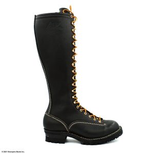 Wesco Jobmaster 18 Inch Black Leather Lined Lug Sole Lateral