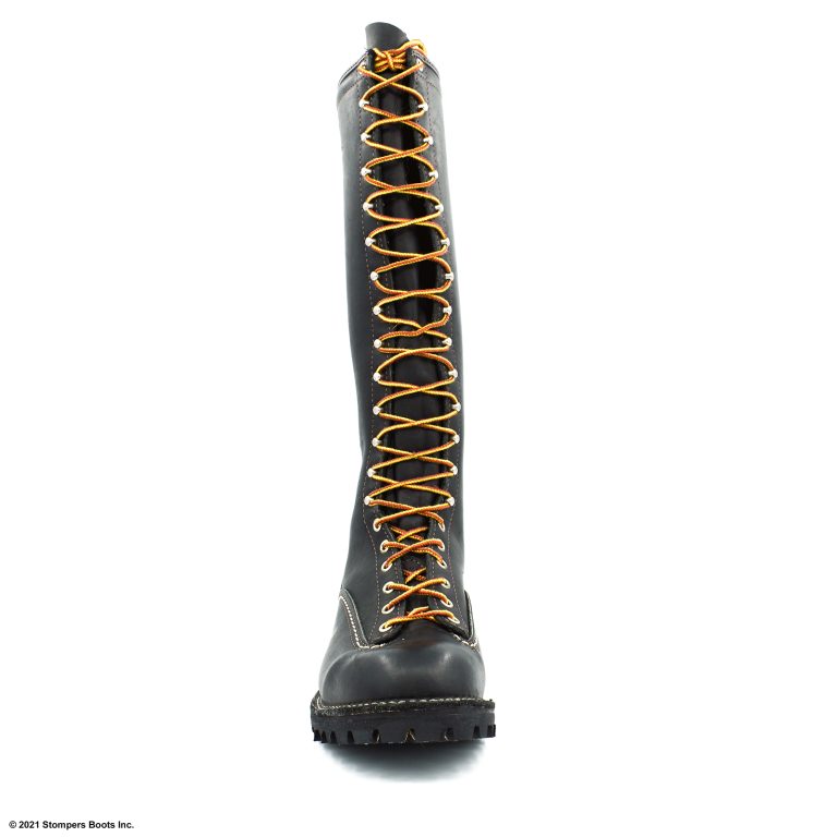 Wesco Jobmaster 18 Inch Black Leather Lined Lug Sole Toe