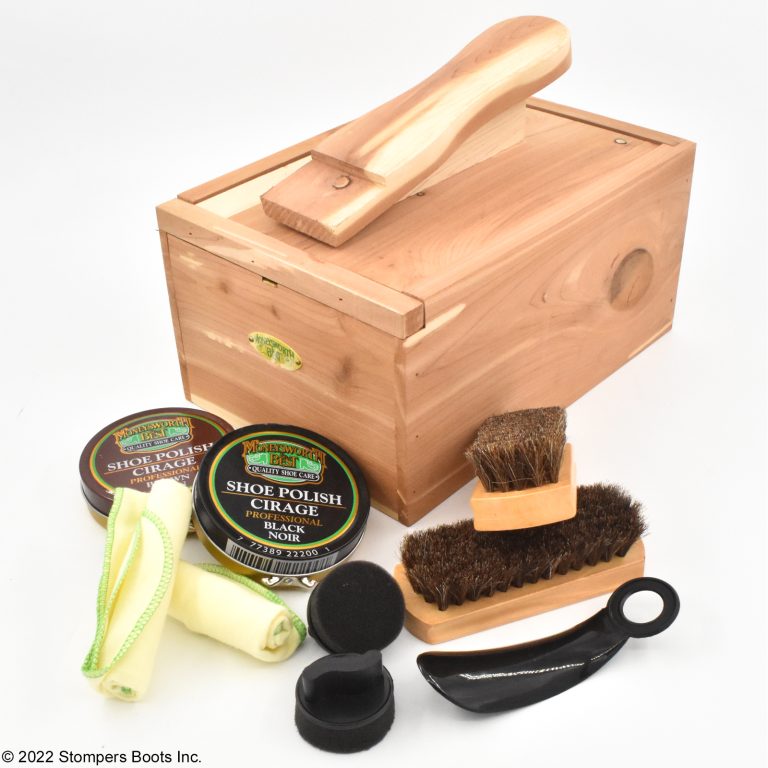 Deluxe Cedar Valet Shoe Kit with 10 Piece Accessory Set Main