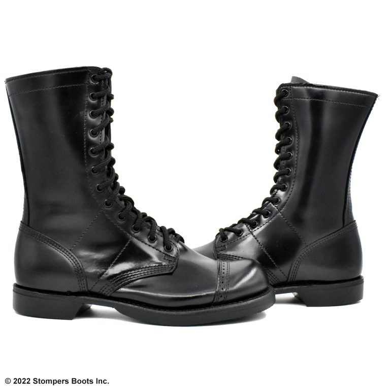 Corcoran 10 Inch Black Leather Dress Sole Toe Cap Jump Boot 1500 Main