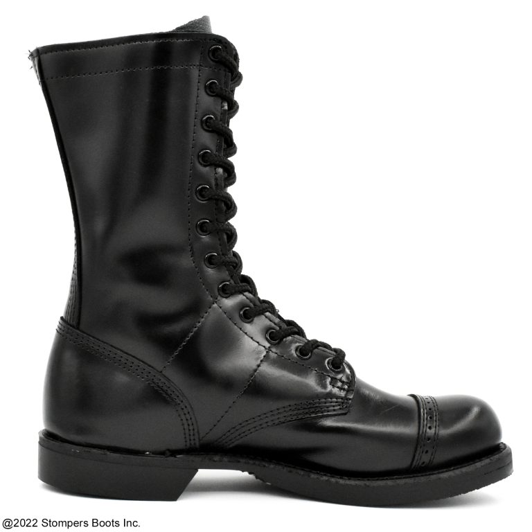 Corcoran Jump Boot Lace Up Black Medial
