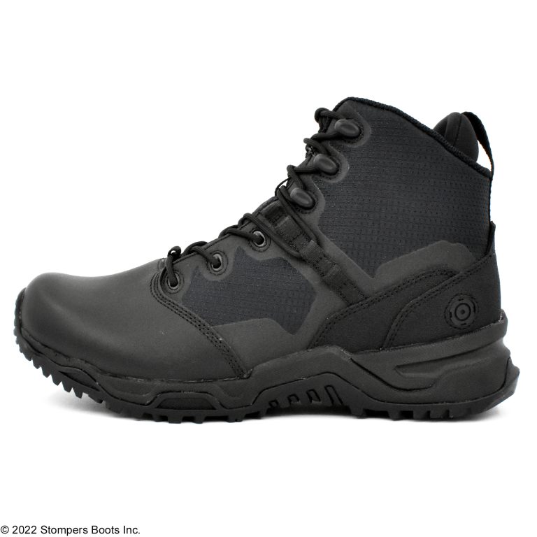 Original S.W.A.T. Alpha Fury 6 Inch Black Side Zip Tactical Boot Lateral