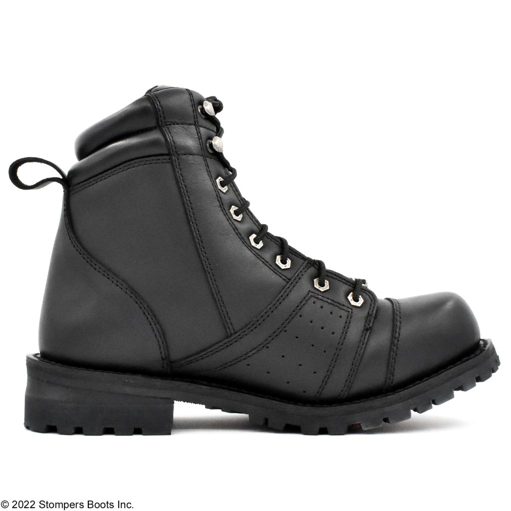 Milwaukee Leather 6 Inch Zip Lug Sole - Stompers Boots