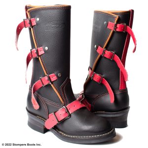 Black Athena 11 Inch Women's Buckskin Lined Boots 6.5 C Main