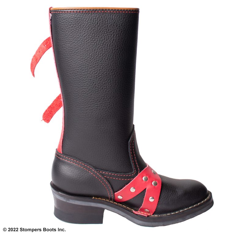 Black Athena 11 Inch Women's Buckskin Lined Boots 6.5 C Medial Left