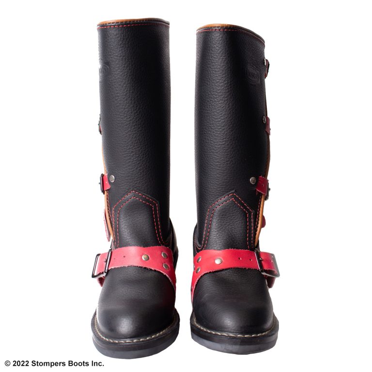 Black Athena 11 Inch Women's Buckskin Lined Boots 6.5 C Toe