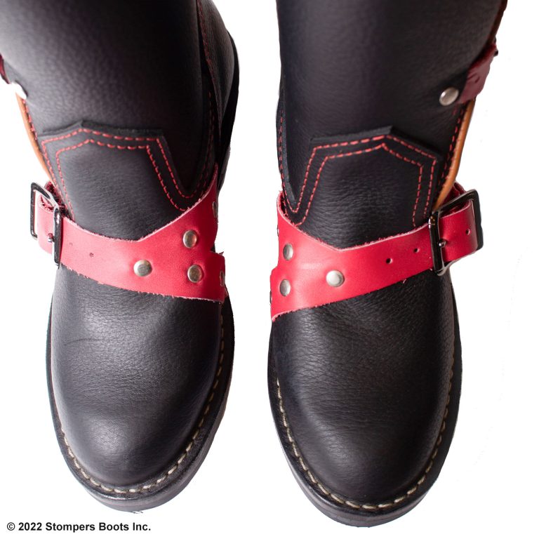 Black Athena 11 Inch Women's Buckskin Lined Boots 6.5 C Top Toe