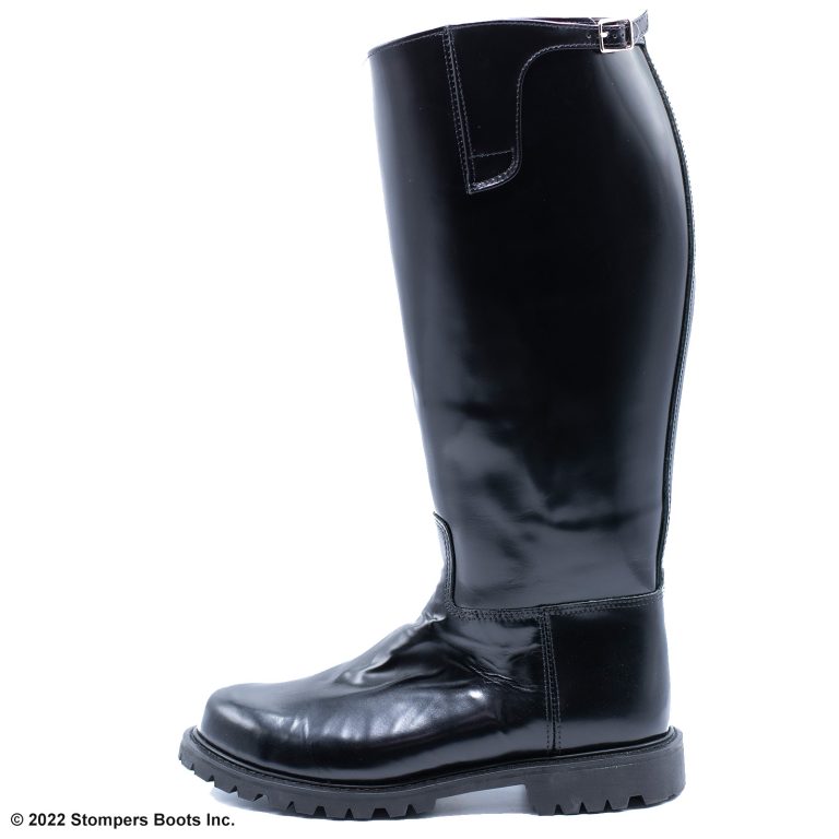 All American 16 Inch Motor Patrol Boots Dress Instep Black 10.5 EE Lateral Left
