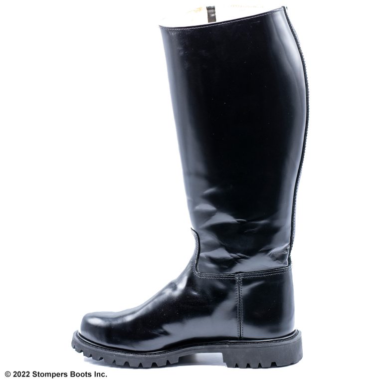 All American 16 Inch Motor Patrol Boots Dress Instep Black 10.5 EE Lateral Right