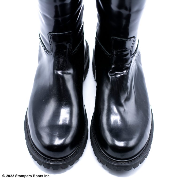 All American 16 Inch Motor Patrol Boots Dress Instep Black 10.5 EE Top Toe