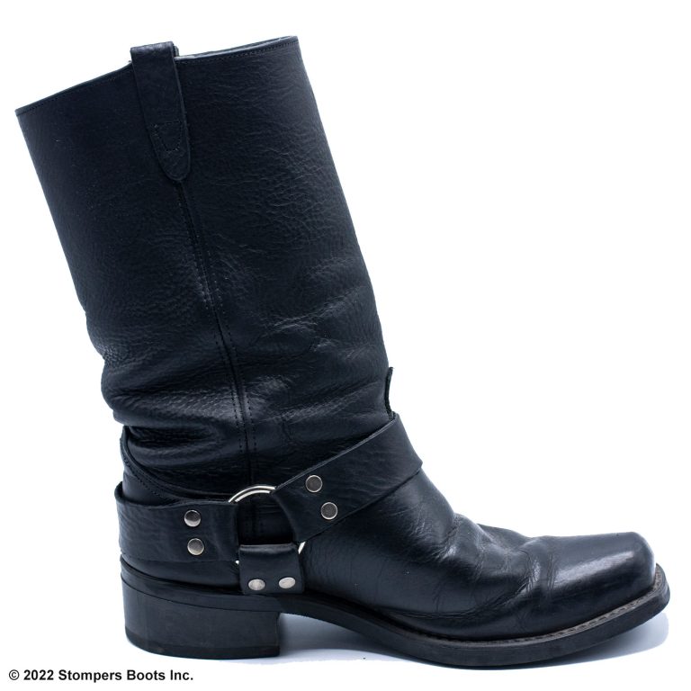 Harness Boots Unbranded 10EE Black Medial Left