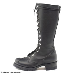 DalJeets 16 Inch Lineman Boots 10.5D Black Lateral Left