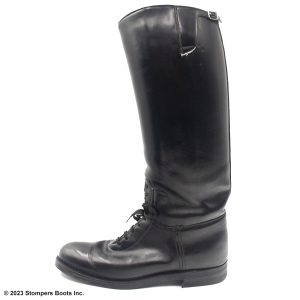 Dehner 17 Inch Bal-Lace Patrol Boot Black Lateral Left