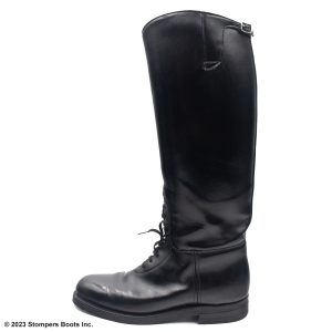 Dehner 17 Inch Bal-Lace Patrol Boot Black Lateral Left
