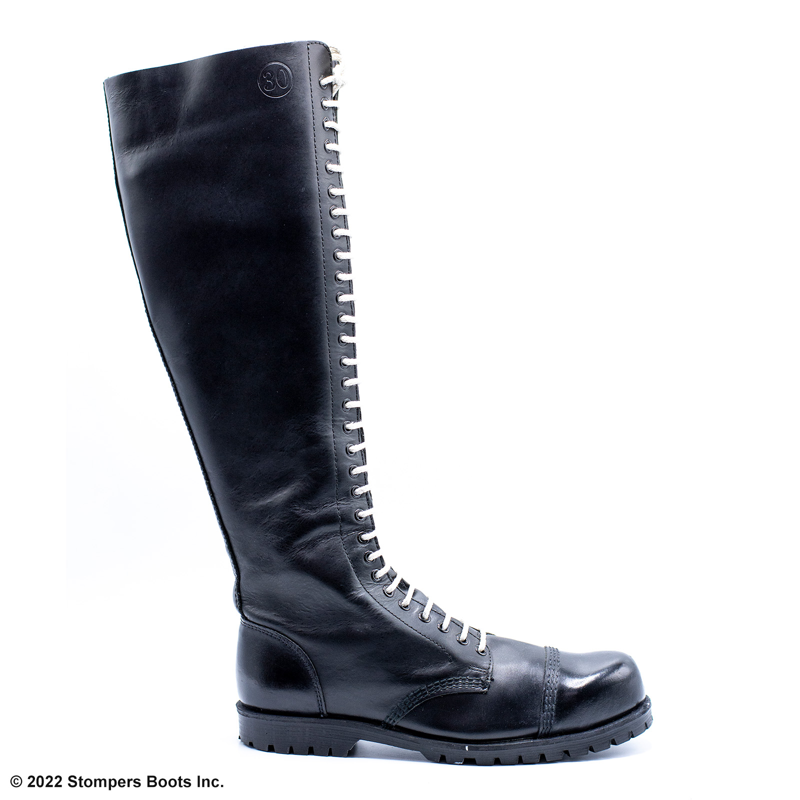 Paradox Voorstad Rose kleur Underground England Para Steel Cap 30-Eye Black UK Size 11 - Stompers Boots