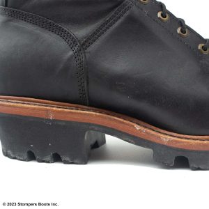 Hall's 16 Inch Lineman Steel Toe EH Rated Puncture Resistant Vibram Lug Sole 12 E Damaged 1