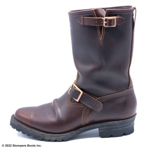 Wesco 11 Inch Boss Boots 100th Anniversary Lug Soles Copper Roll Buckles Dark Brown 12 E Lateral Left