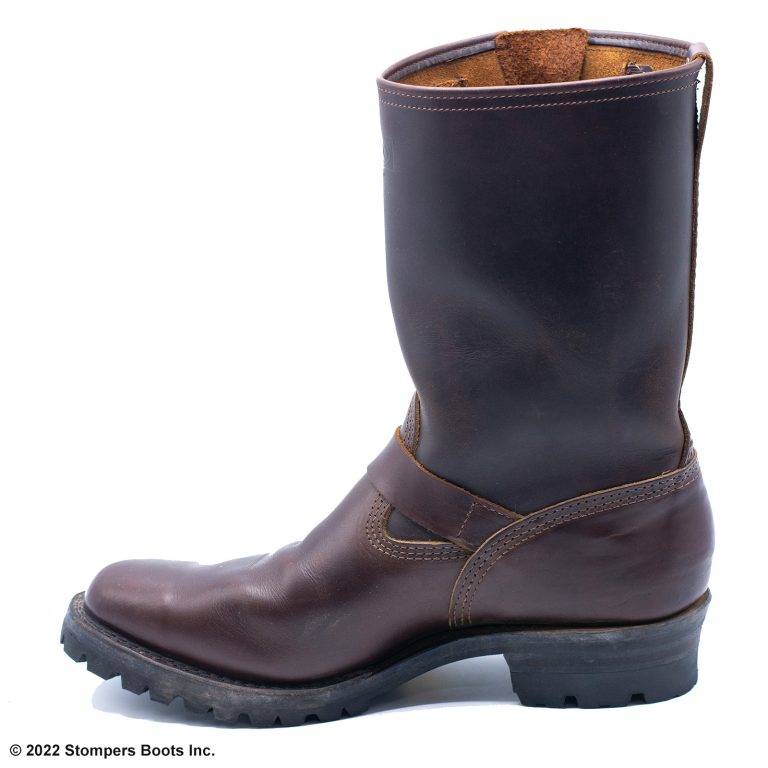 Wesco 11 Inch Boss Boots 100th Anniversary Lug Soles Copper Roll Buckles Dark Brown 12 E Lateral Right