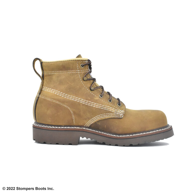 Carolina 6 Inch Work Boot Safety Toe EH Rated Brown Medial