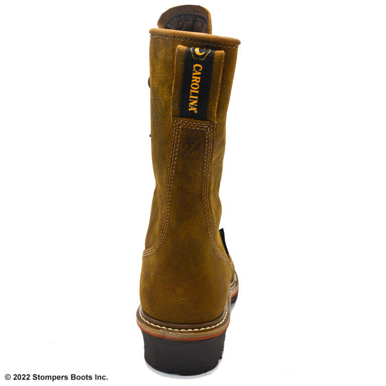 Carolina Linesman 10 Inch Composite Toe Brown Heel