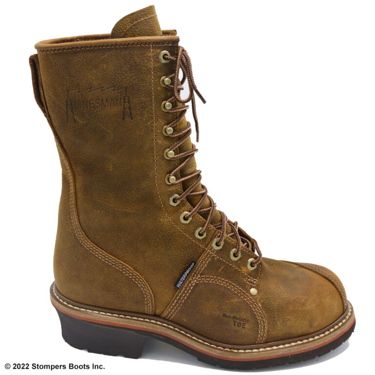 Carolina Linesman 10 Inch Composite Toe Brown Lateral