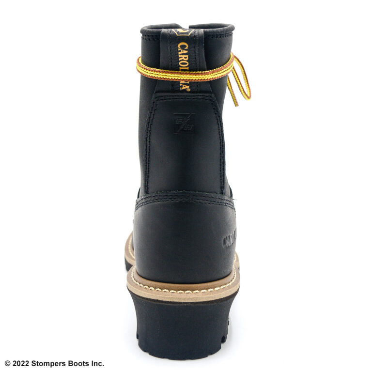 Carolina Logger 8 Inch Black Heel