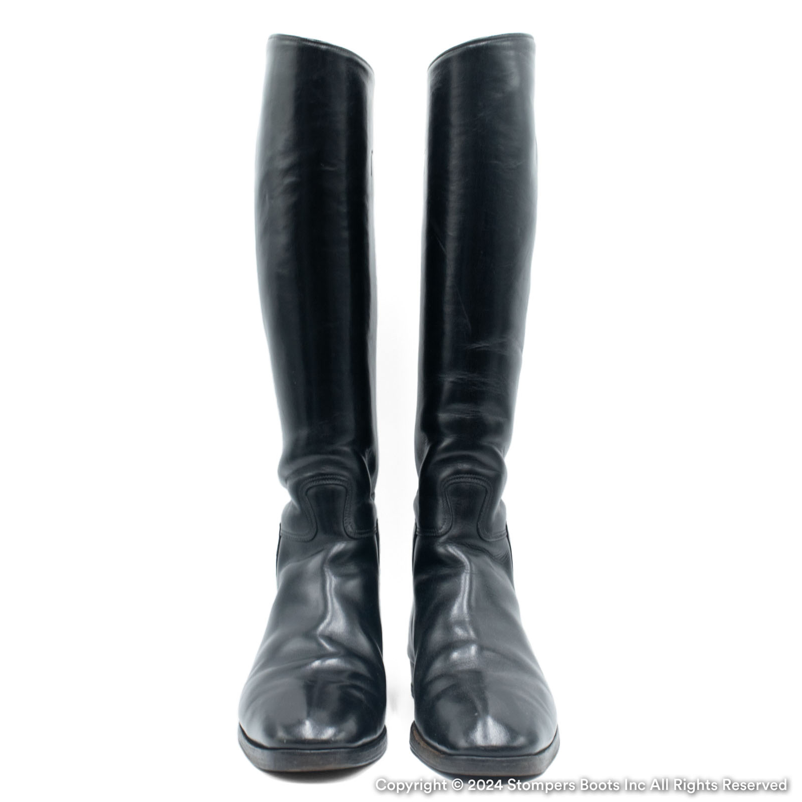 Unbranded Vintage European 18 Inch Dressage Boot Probably German Size 10.5 11 D
