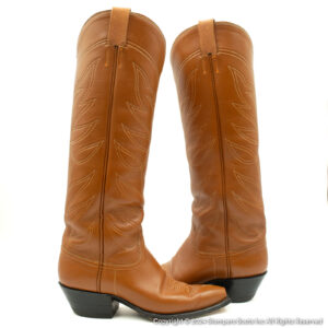 Mens Austin Hall Tan Cowboy Boots Main