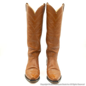 Mens Austin Hall Tan Cowboy Boots Toe